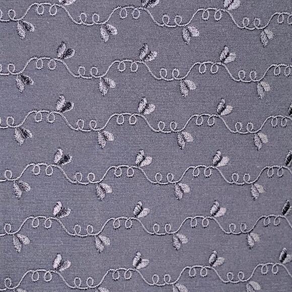 CARLO PIGNATELLI Size 44 Navy Embroidery Acetate Wool Vest - Picture 2 of 7